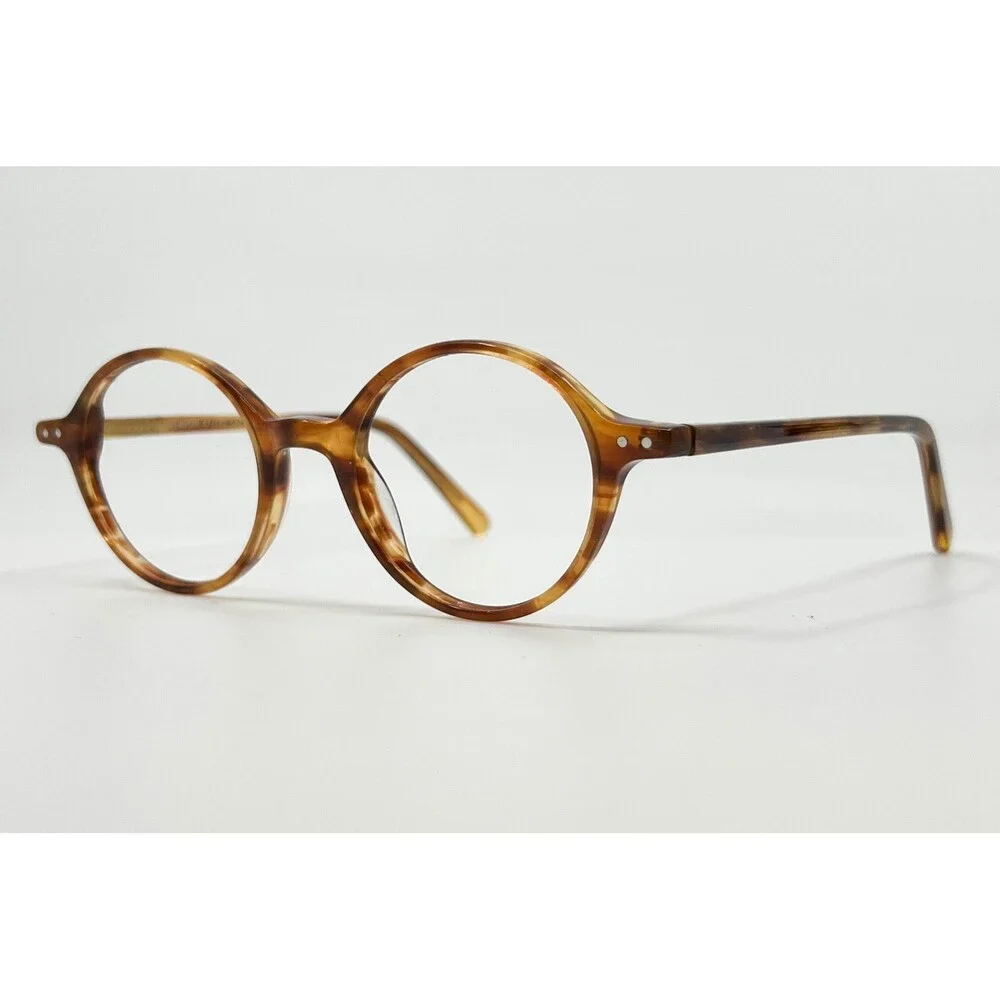 EyeBuyDirect Eyeglass Frames Unisex Tortoise Flavor Round Full Rim 47-20-145